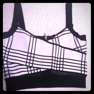 Top bebe black and white